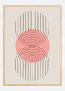 Perfect Point Peach Poster
