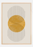 Perfect Point Yellow Poster