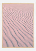 Pink Sandy Waves Poster