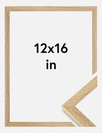 Oak Picture Frame 12x16 inches
