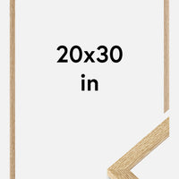 Frame Selection Oak 20x30 inches
