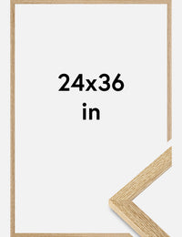 Oak Picture Frame 24x36 inches