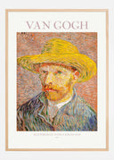 VAN GOGH - Self Portrait With Straw Hat Poster