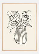 Vase Sketch Poster