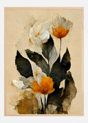 Yellow Paper Flowers Poster