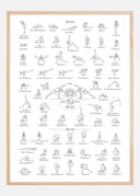 Yoga Black and White ll Poster