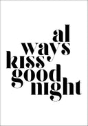 Always Kiss Good Night Poster