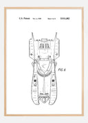 Patent drawing - Batman - Batmobile 1990 IIII Poster