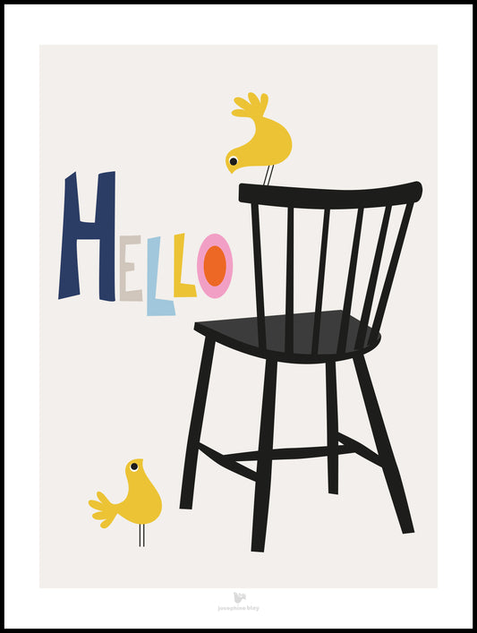 Chair - Beige Poster