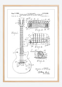 Patent drawing - Electric guitar I Poster