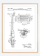 Patent drawing - Electric guitar II Poster