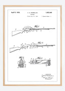 Patent drawing - Rifle I Poster