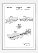 Patent drawing - Rifle II Poster