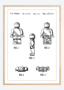Patent drawing - Lego I Poster