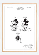 Patent drawing - Disney - Mickey Mouse Poster