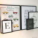 Patent drawing - Ferris wheel - Black Poster