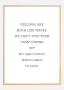 Feelings are much like waves Poster