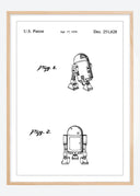 Patent drawing - Star Wars - R2-D2 Poster